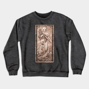 MM mucha sepia Crewneck Sweatshirt